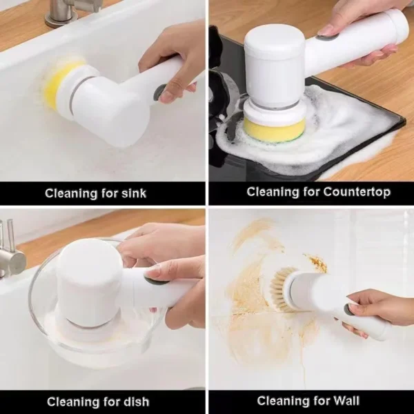 5 In 1 Multifunctional electrically driven Household Magic Brush [free home delivery] - Image 5