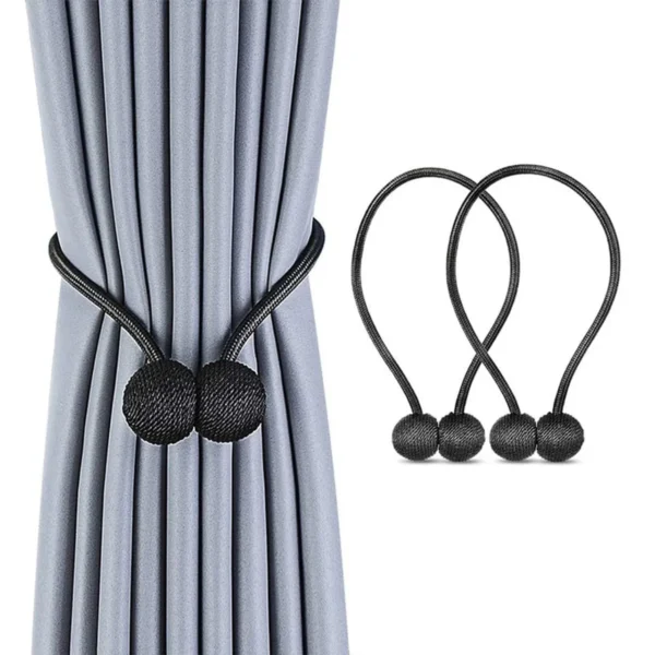 Magnetic Curtain Tiebacks for Window Decoration 1 Pair(2PCS) - Image 5