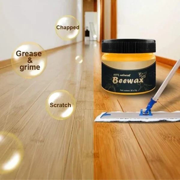 Beewax ,Furniture Polish ,Wood Seasoning Beewax - Wood Polish and Cleaner for Furniture Care (85g) big size - Image 4