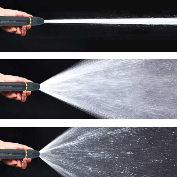 Portable Water Sprayer Nozzle Adjustable Metal High Pressure - Image 4