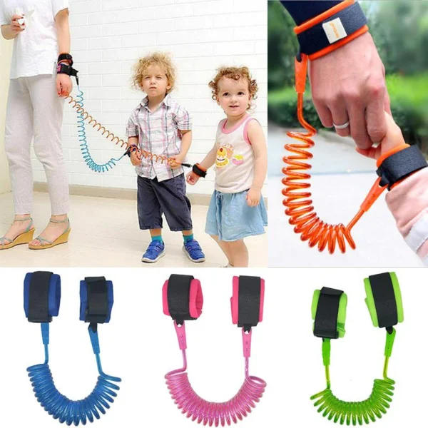 Baby Child Anti Lost Wrist Link Safety Harness Strap Rope Leash Walking Hand Belt Band Wristband For Toddlers - Image 6