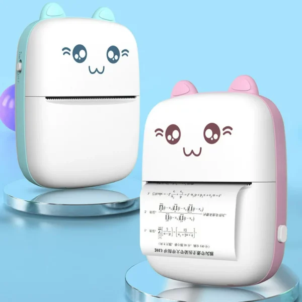 Mini Thermal Photo Label Portable Instant Printer With Paper Roll [free home delivery]