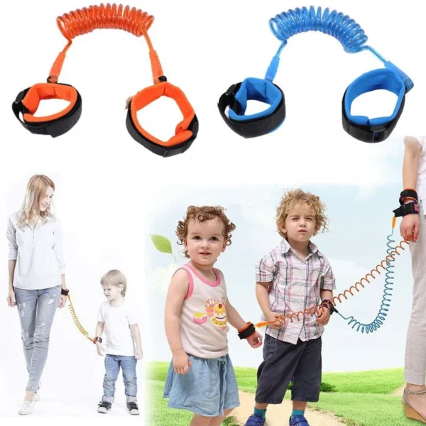 Baby Child Anti Lost Wrist Link Safety Harness Strap Rope Leash Walking Hand Belt Band Wristband For Toddlers - Image 2
