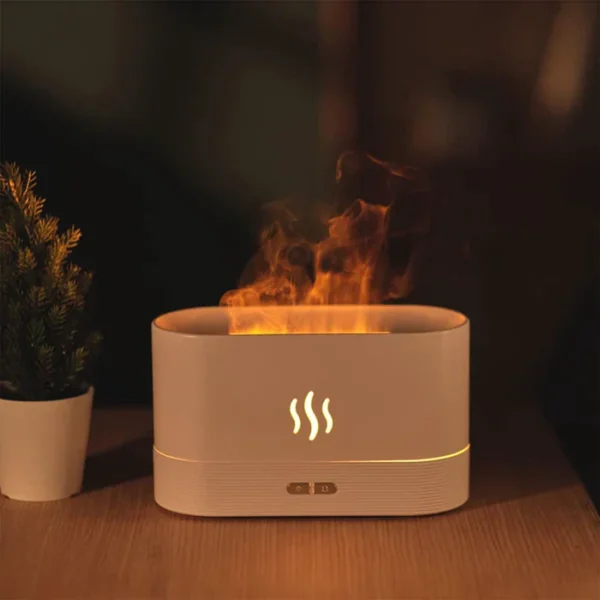 RGB Flame Humidifier and Aroma Diffuser (FREE HOME DELIVERY) - Image 5